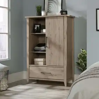 Walmart Sauder Summit Station Armoire, Laurel Oak Finish offer