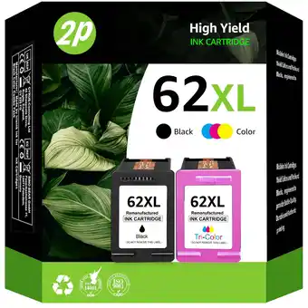 Walmart 62xl ink cartridges Compatible for hp 62 ink cartridges for Envy 7640 5640 5660 5540 7644 7645 offer