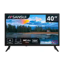 Walmart Sansui 40 inch LED 1080P Full HD Frameless WebOS Smart TV - Dolby HDR 10 Vision and Atmos Sound offer