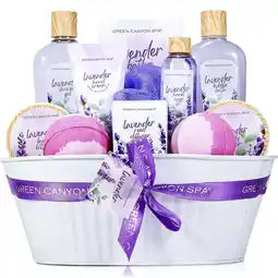 Walmart Spa Gift Baskets for Women, 12pcs Lavender Relaxing Bath sets - Luxury Mothers Day Gifts for Mom offer