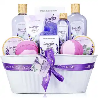 Walmart Spa Gift Baskets for Women, 12pcs Lavender Relaxing Bath sets - Luxury Mothers Day Gifts for Mom offer