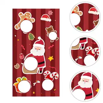 Walmart Stri Christmas Toss Game Banner Santa Claus Pattern Game Toys for Kids offer