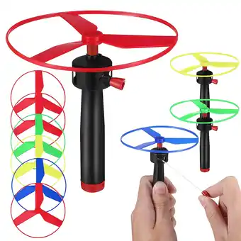 Walmart Flying Disc Toy Kid Playthings Hand Helicopter Launcher Toddler Baby offer