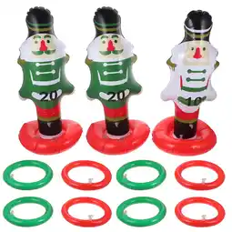 Walmart SASABAXI Inflatable Ring Toss Game PVC 1 Set 23.6x11.8in offer