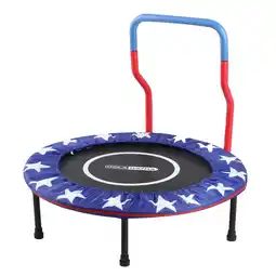 Walmart Open Box HolaHatha Kids Trampoline w/Handle, Mini Indoor/Outdoor Rebounder, 3ft offer