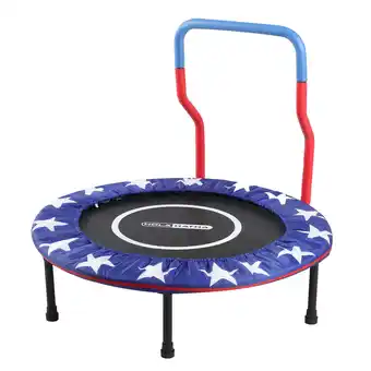 Walmart Open Box HolaHatha Kids Trampoline w/Handle, Mini Indoor/Outdoor Rebounder, 3ft offer