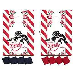 Walmart VictoryStore Horse Derby Party Supplies - Talk Derby to Me Cornhole Bean Bag Toss Tailgate Game Set offer