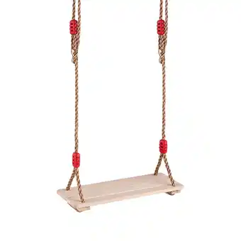 Walmart Mutmorningal Wooden Swing Hanging Swing Nylon Rope Swing Set for Kids Adults Indoor Outdoor offer
