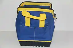 Walmart BuyBocceBalls Listing - Extra Heavy Duty Nylon Bocce Bag - Blue with Yellow Handles offer