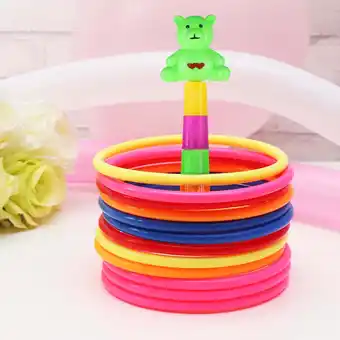 Walmart Worgeous 32 Pcs Kids Toys Giant Outdoor Games Toss Rings Sports Child offer