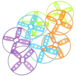 Walmart WORGEOUS 8 Pcs Children's Flying Discs Parent-child 6.50X6.50X0.30CM offer