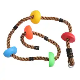 Walmart OUNONA Kids Toys Children's Swing Safe and Climbing Rope with Disc offer
