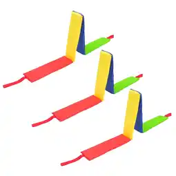 Walmart WAXIAYU 3Pcs Outdoor Kids Square Gaming Props for Drill-hole Game Jump Square Grid Game offer