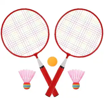 Walmart Gongxipen 1 Set Durable Badminton Set Indoor and Outdoor Game Toy Set for Kids offer