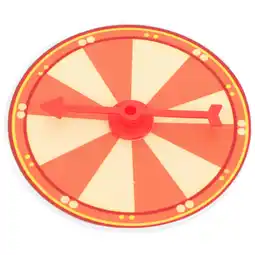 Walmart Desktop Game Turntable Party Fun Wheel Prize Card Games Child Orange offer
