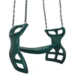 Walmart Swing Set Stuff Inc. Glider with Coated Chain (Green) offer