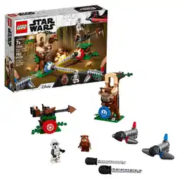 Walmart LEGO Star Wars Action Battle Endor Assault 75238 Speeder Bike Building Set offer