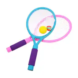 Walmart 4 Sets Portable Badminton Racket with Balls Sports Equipment Child offer