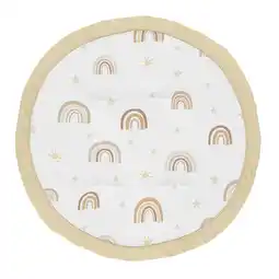 Walmart Sweet Jojo Designs Boho Rainbow Neutral Multicolor Baby Play Mat offer