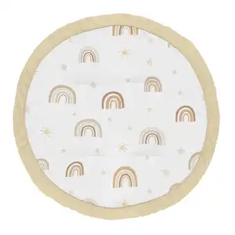 Walmart Sweet Jojo Designs Boho Rainbow Neutral Multicolor Baby Play Mat offer