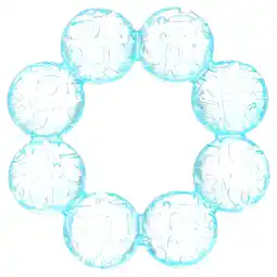 Walmart Infantino Soothing Soft Circular Water Teether, Blue offer