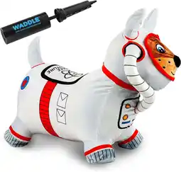 Walmart Waddle Hopper Animal Plush Toy for Toddlers and Kids, Pump Included, Ages 2 and up, Space Dog offer