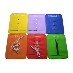 Walmart Raindrops 6 Pcs Toddler Dressing Aids Baby Teaching Props Child offer