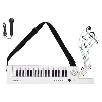 Walmart Guitar Electronic Piano with 37-Key Electronic Keyboard Piano Rechargeable Children' s Piano offer
