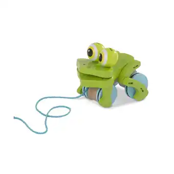 Walmart Melissa & Doug First Play Frolicking Frog Wooden Pull Toy offer