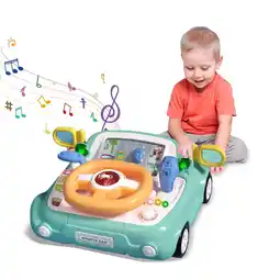 Walmart Racing Adventure Car Steering Wheel Toy-Driving Simulator for Kids with Screen Music, Birthday Gifts offer