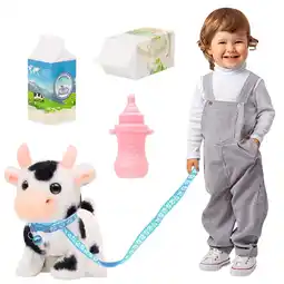 Walmart Plush Walking Cow Toy for Kids,Walking Plush Toys for Toddler 2 Year Old Birthday Easter Gifts offer