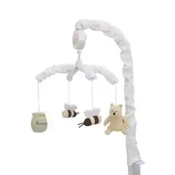 Walmart Disney Classic Pooh Ivory, Sage, Butter Musical Mobile, Infant Nursery, Unisex offer