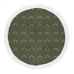 Walmart Sweet Jojo Designs Woodland Arrow Green and White Baby Play Mat offer