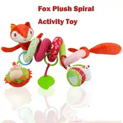 Walmart Kayannuo Christmas Toys Stroller Soft Car Seat Activity Toy with Rattle Teether Mirror Fox Spiral offer