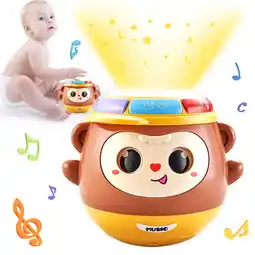 Walmart Baby Toys 6-12 Months, Musical and Light Drum Toys for Infant 12-24 Months Boys Girls Easter Toy offer
