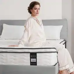 Walmart MARNUR 10 inch Queen Hybrid Mattress with Memory Foam, Medium Firm, Euro Top offer