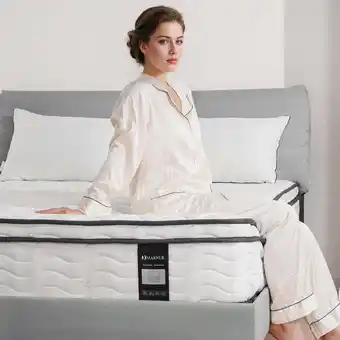 Walmart MARNUR 10 inch Queen Hybrid Mattress with Memory Foam, Medium Firm, Euro Top offer