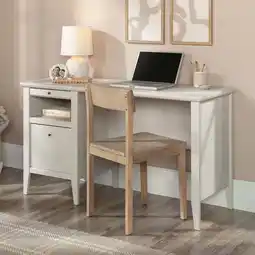 Walmart Sauder Larkin Ledge Desk, Glacier Oak Finish offer