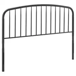 Walmart Modway Nova Queen Metal Headboard in Black offer