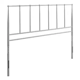 Walmart Modway Kiana Full Modern Style Sturdy Powder Coated Steel Headboard in Gray offer