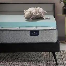 Walmart Sertapedic Thermagel 3 Cooling Memory Foam Mattress Topper, Queen offer