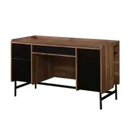Walmart Sauder Harvey Park Desk, Grand Walnut Finish offer