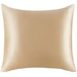 Walmart Mellanni Black Silk Throw Pillow Cover in Gift Box, Mulberry Silk, 18x18, 1 Count offer