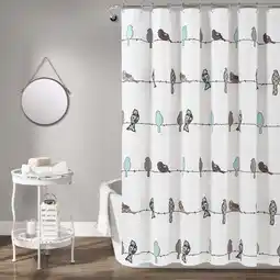 Walmart Rowley Birds 72x72 Shower Curtain offer
