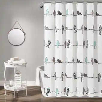 Walmart Rowley Birds 72x72 Shower Curtain offer