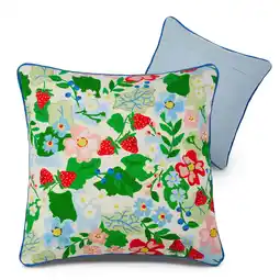 Walmart RAZ Imports Summer Picnic Floral Botanical Square Decor Throw Pillow, 18x18 offer