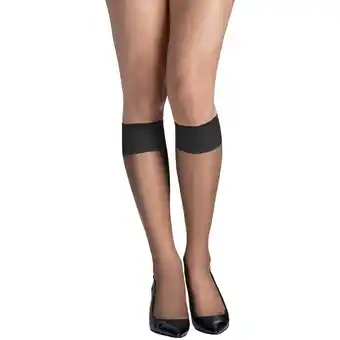 Walmart L'eggs Brand Everyday Knee-High Sheer Toe Classic Knee Sock 20 Pack offer