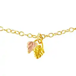Walmart Mt. Rushmore Black Hills Gold Two Leaf Pendant offer