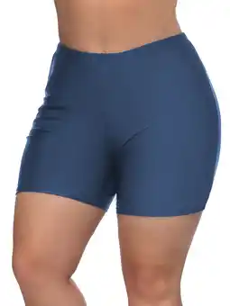 Walmart Asoul Women's Plus Size Swimsuit Bottom Solid Color Bathing Suit Turnks Board Short offer