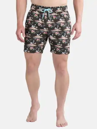 Walmart Beach Bros. Men's Swim Trunk, 6.5 inch Inseam, Sizes S-2XL offer